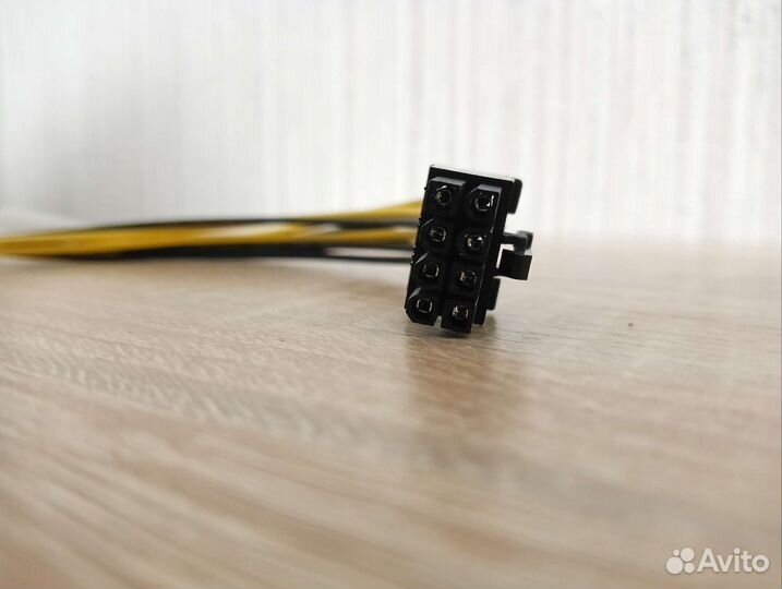 2 molex 8 pin переходник питания для видеокарты