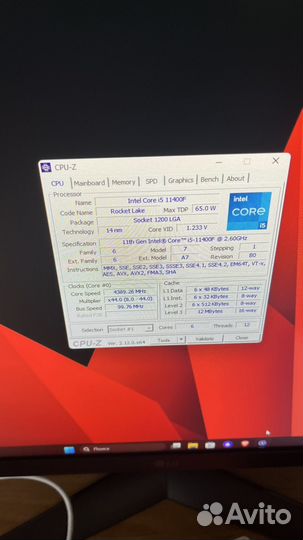 Процессор intel core i5 11400f