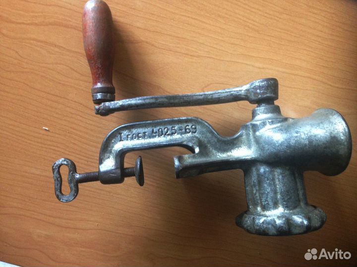 Ретро.Мясорубка механическая.1973 г. Касли СССР