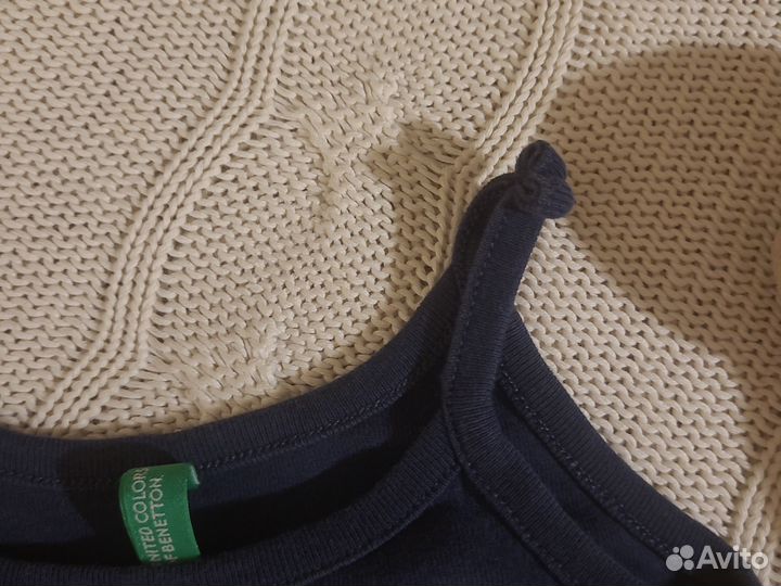 Майка benetton на девочку 80 см 1 год