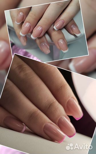 Наращивание ногтей, маникюр с покрытием, гель-лак