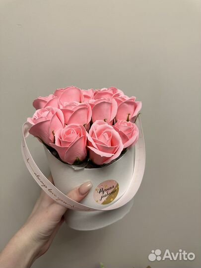 Букет к 8 марта из мыльных роз подарок