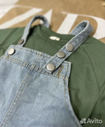 Джинсовый комбинезон 86