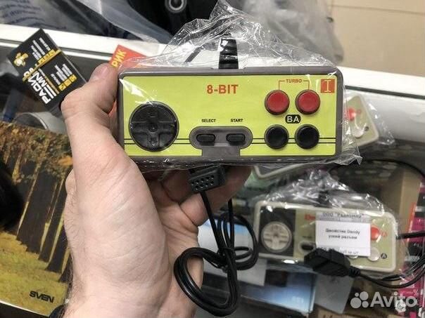Джойстики 8 bit для Dendy c узким разъёмом (два)