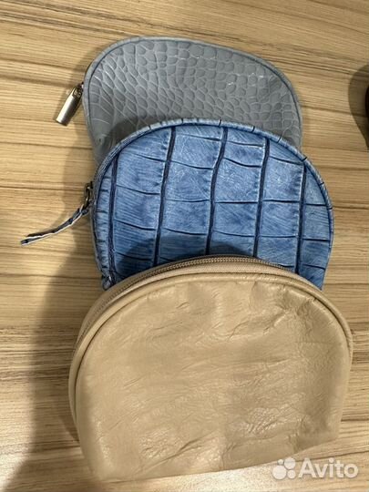 Косметичка натуральная кожа Deboro Италия