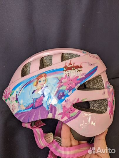Детский шлем защит. для роликов, велосипеда 52-56