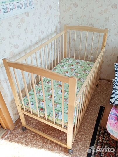 Кроватка Колибри с матрасом