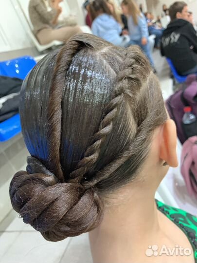 Бальные причёски на турнир