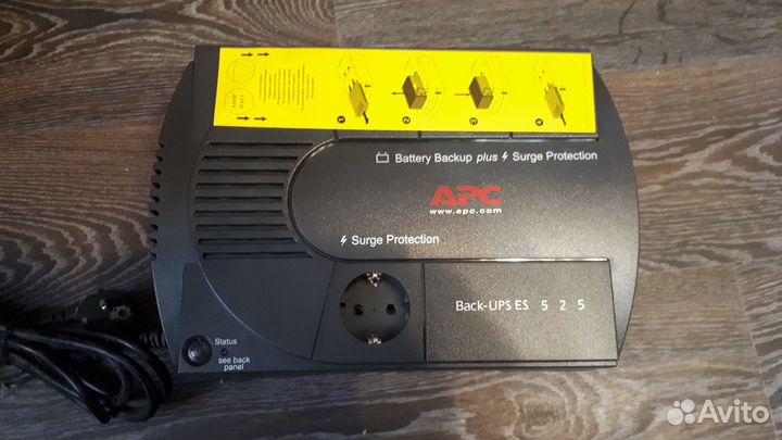 Ибп APC Back-Up ES 525VA (линейно-интерактивный