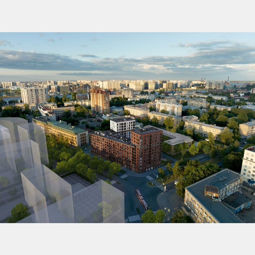 3-к. квартира, 94 м², 7/12 эт.