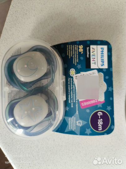 Соска пустышка avent 6- 18