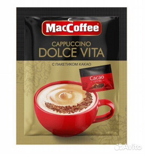 Растворимый кофе MacCoffee с какао 24г - опт