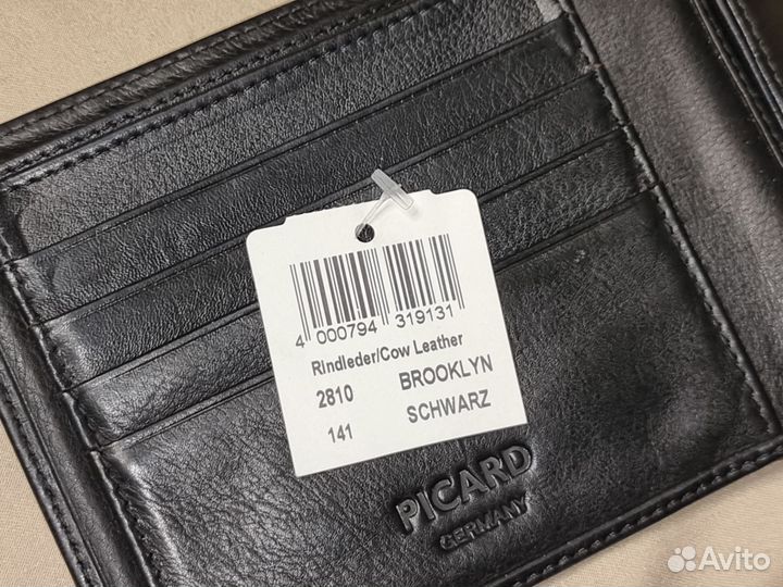Портмоне мужское Picard 2810 brooklyn черный