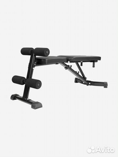 Скамья для пресса складная с эспандерным блоком