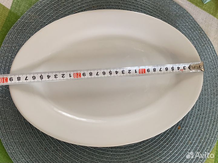 Тарелка овальная
