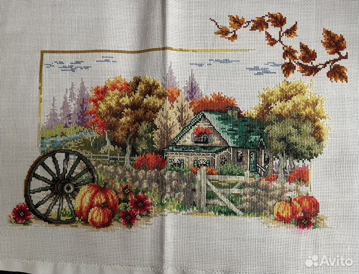 Картина вышитая крестиком