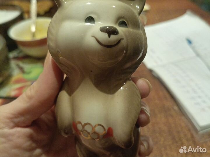 Значок олимпийский мишка