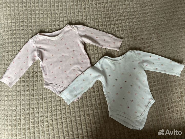 Одежда пакетом для девочки 3 6 9 месяцев 62-68-74