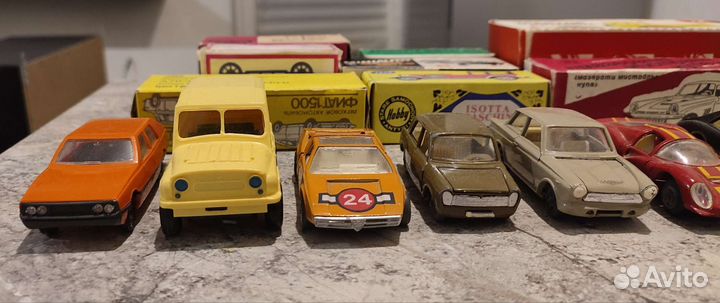 Модели СССР пластик металл и коробки