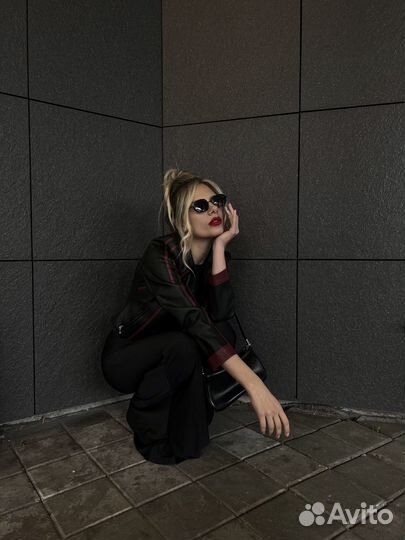 Ретро кожаная куртка