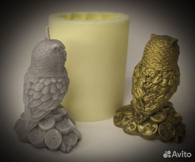 Силиконовая форма для гипса, для свечей, для мыла