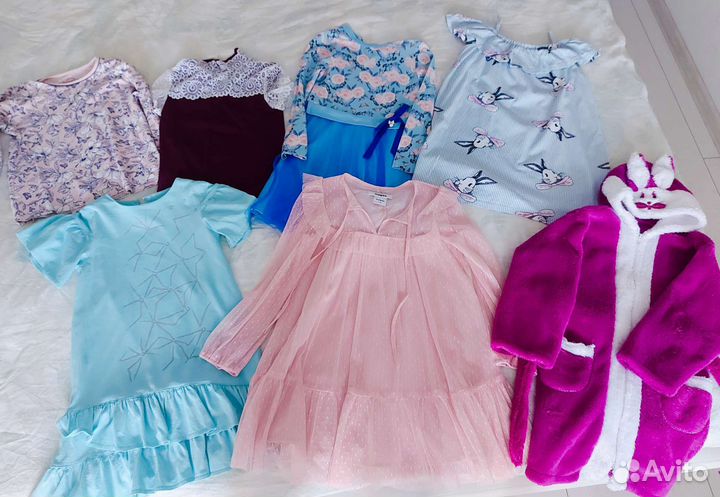 Вещи пакетом на девочку 122-128