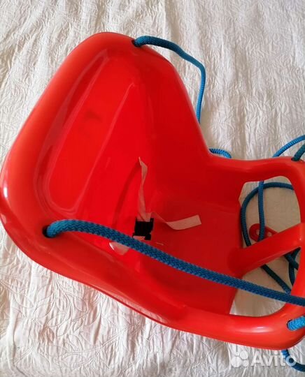 Качели детские подвесные с высокой спинкой