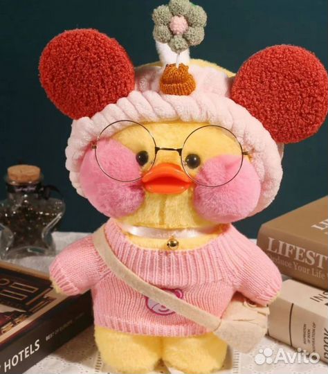 Уточка лалафанфан +очками+свитер+сумка+повязка опт