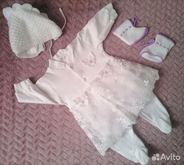 Комплект на выписку, ручная работа