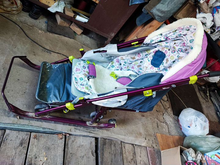 Коляска санки