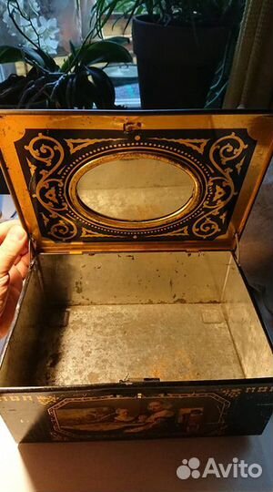Старинная большая шкатулка (Германия Голландия)