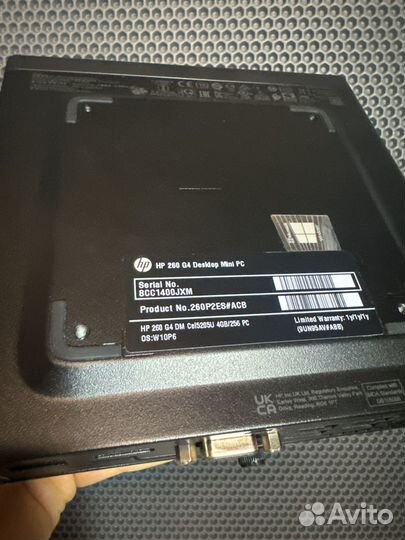 Hp 160 g4 cel5205U 8/256gb w/b