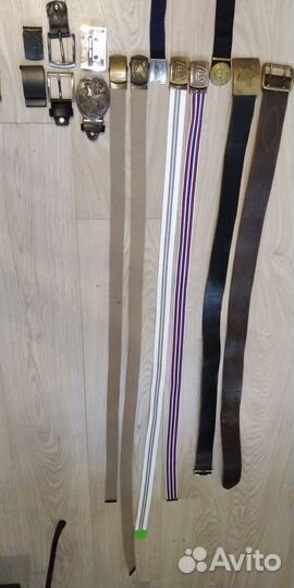 Ремни поясные и пряжки