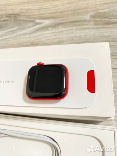 Часы apple watch 8 41 mm red
