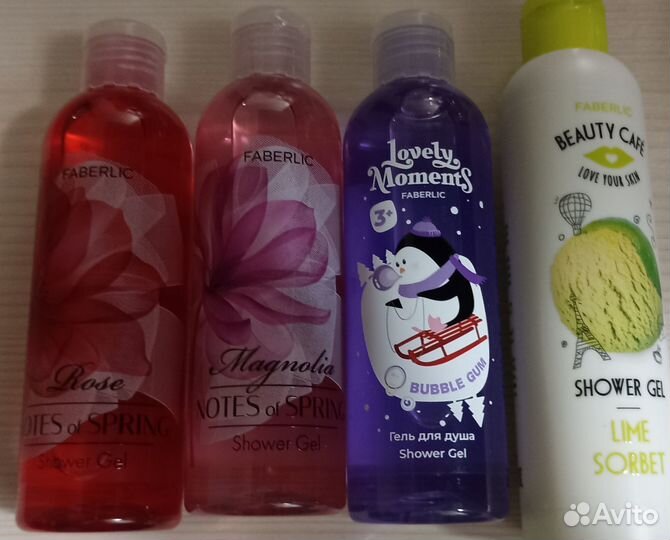 Гели для душа,шампунь,пена эйвон, Фаберлик