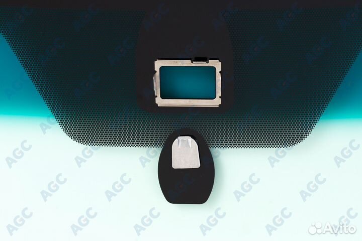 AGC lexus RX300/ 330/ 350/ 400/ 430/ 450 2003- стекло ветровое зеленое/зеленая полоса -С обогревом з