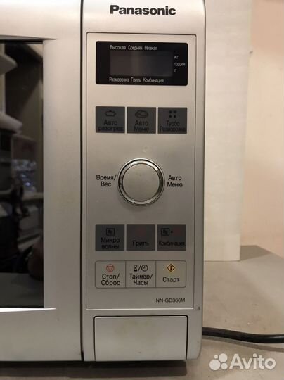 Свч Panasonic по запчастям