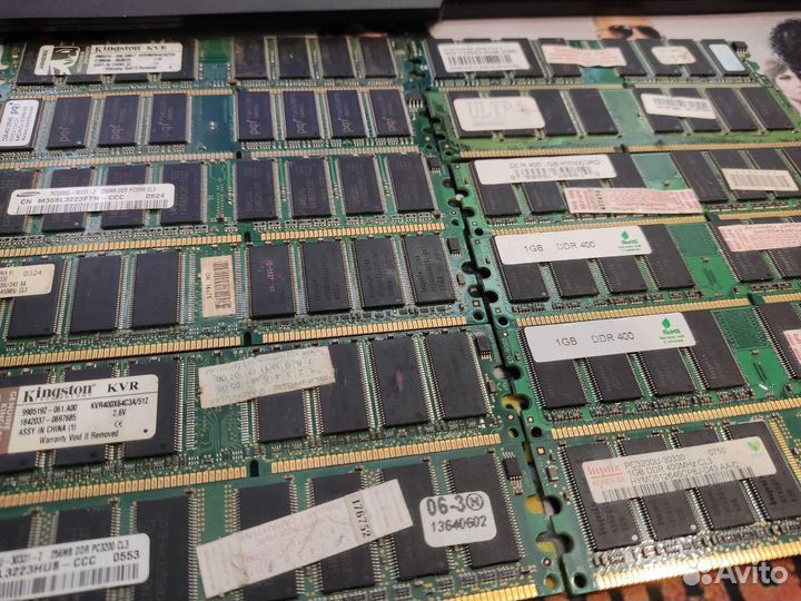 Оперативная память DDR1 (256mb,512mb,1Gb)