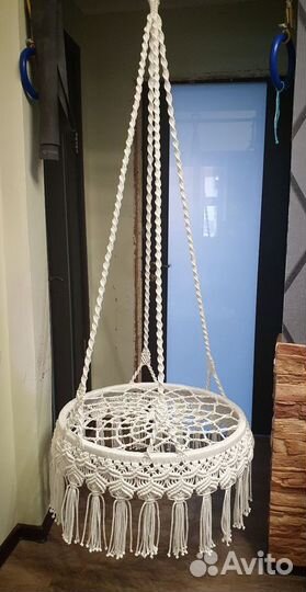 Качели в технике макраме