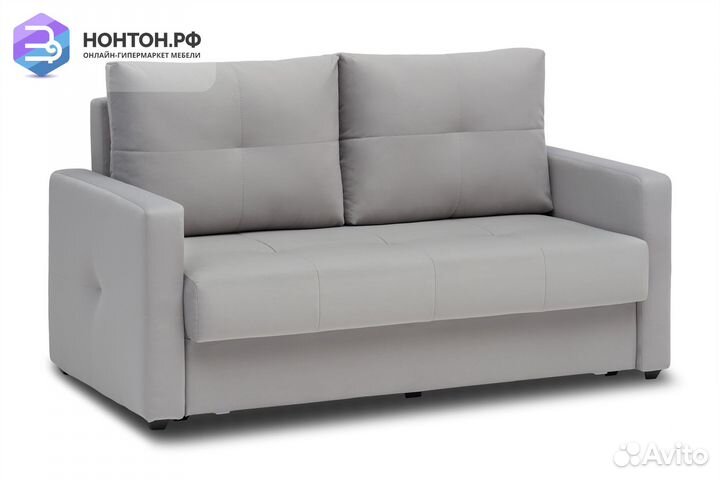 Диван шагающая еврокнижка Вита серый