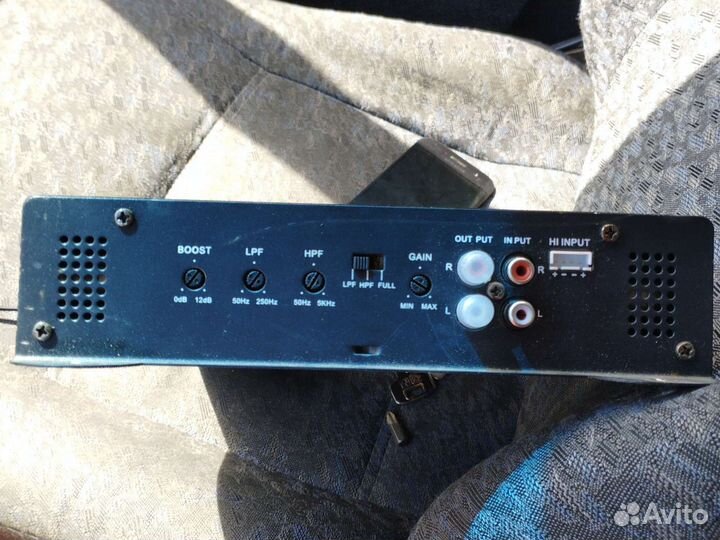 Усилитель 2х канальный бу