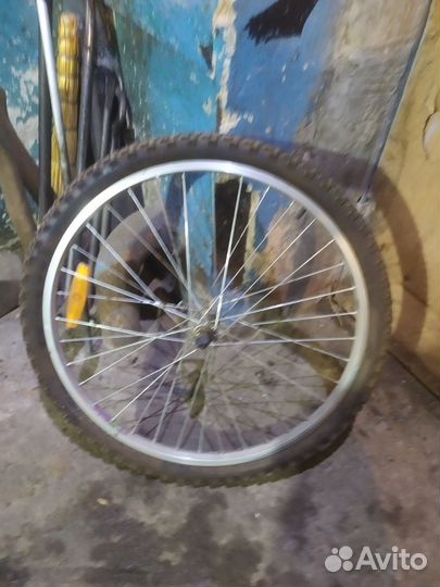 Заднее колесо 24 в сборе