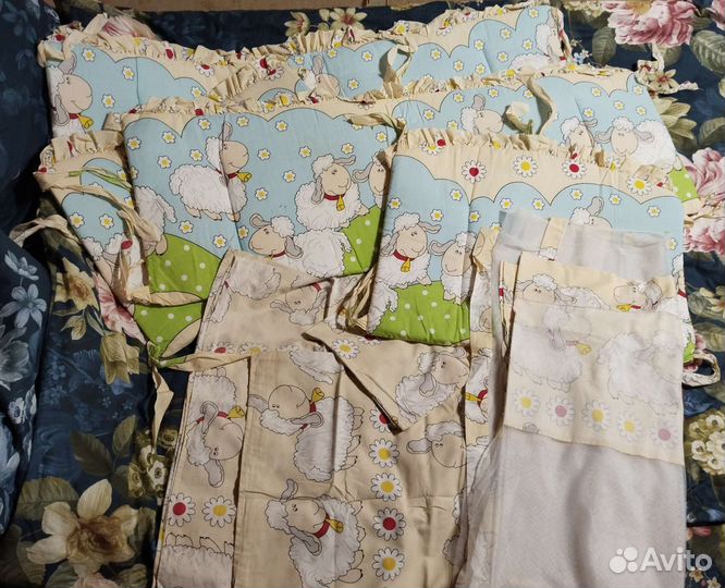Комплект постельного белья в детскую кроватку