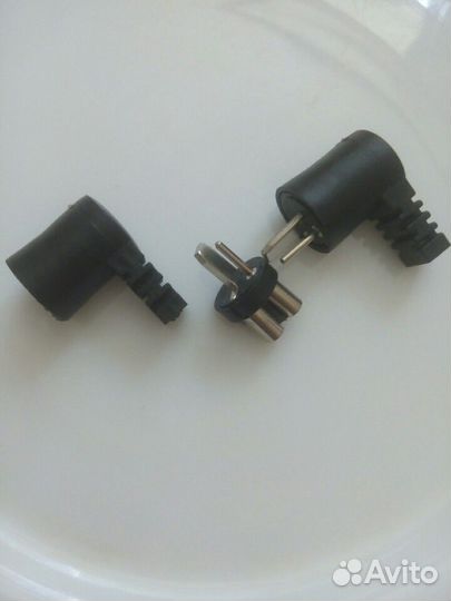 Вилка для акустики стандарта DIN угловая пара