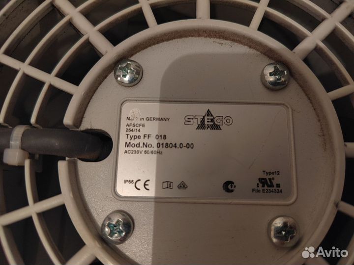 Вентилятор вытяжной с фильтром