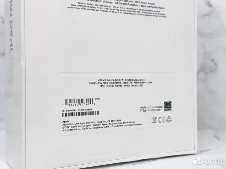 Новый iPad mini 6 (2021) 64 GB WiFi Space Grey