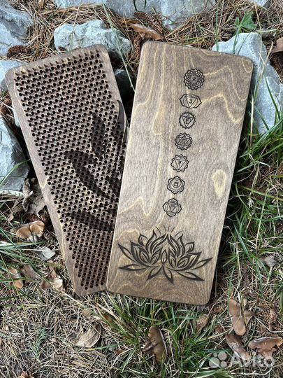 Доска садху медная с медными гвоздями