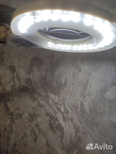 Лампа лупа напольная бу