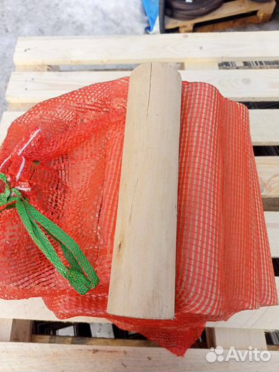 Дрова березовые в сетках