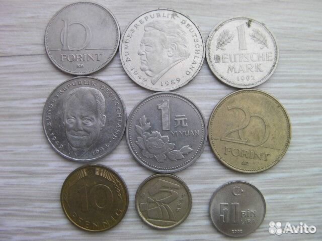 Монеты разных государств